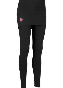 Legging de sport avec jupe, longueur cheville