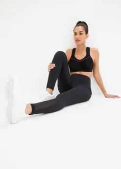 Legging de sport confortable avec mesh et poche pour portable