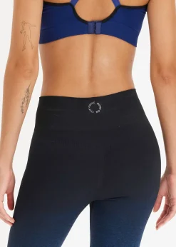 Legging de sport sans coutures avec dégradé, séchage rapide