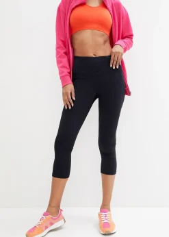 Legging de sport sculptant avec poche, longueur 3/4