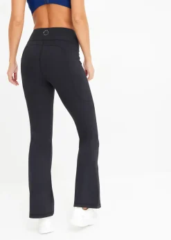 Legging de sport évasé et confortable avec poche portable, séchage rapide