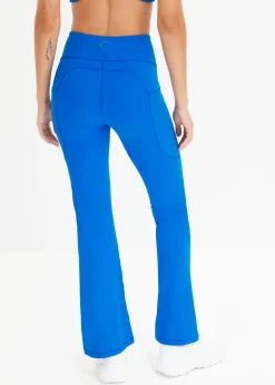 Legging de sport évasé et confortable avec poche portable, séchage rapide