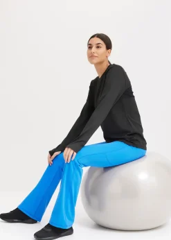 Legging de sport évasé et confortable avec poche portable, séchage rapide