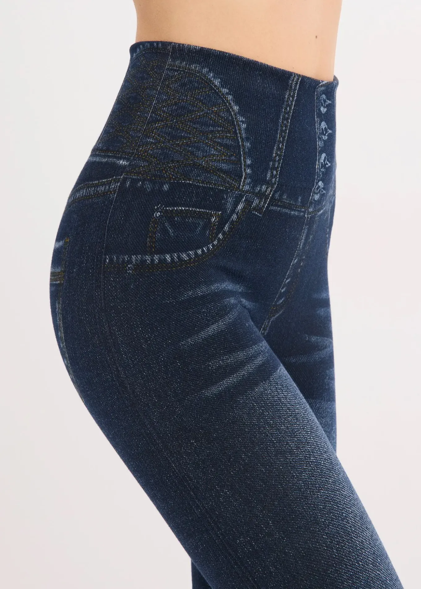 Legging sculptant effet jean