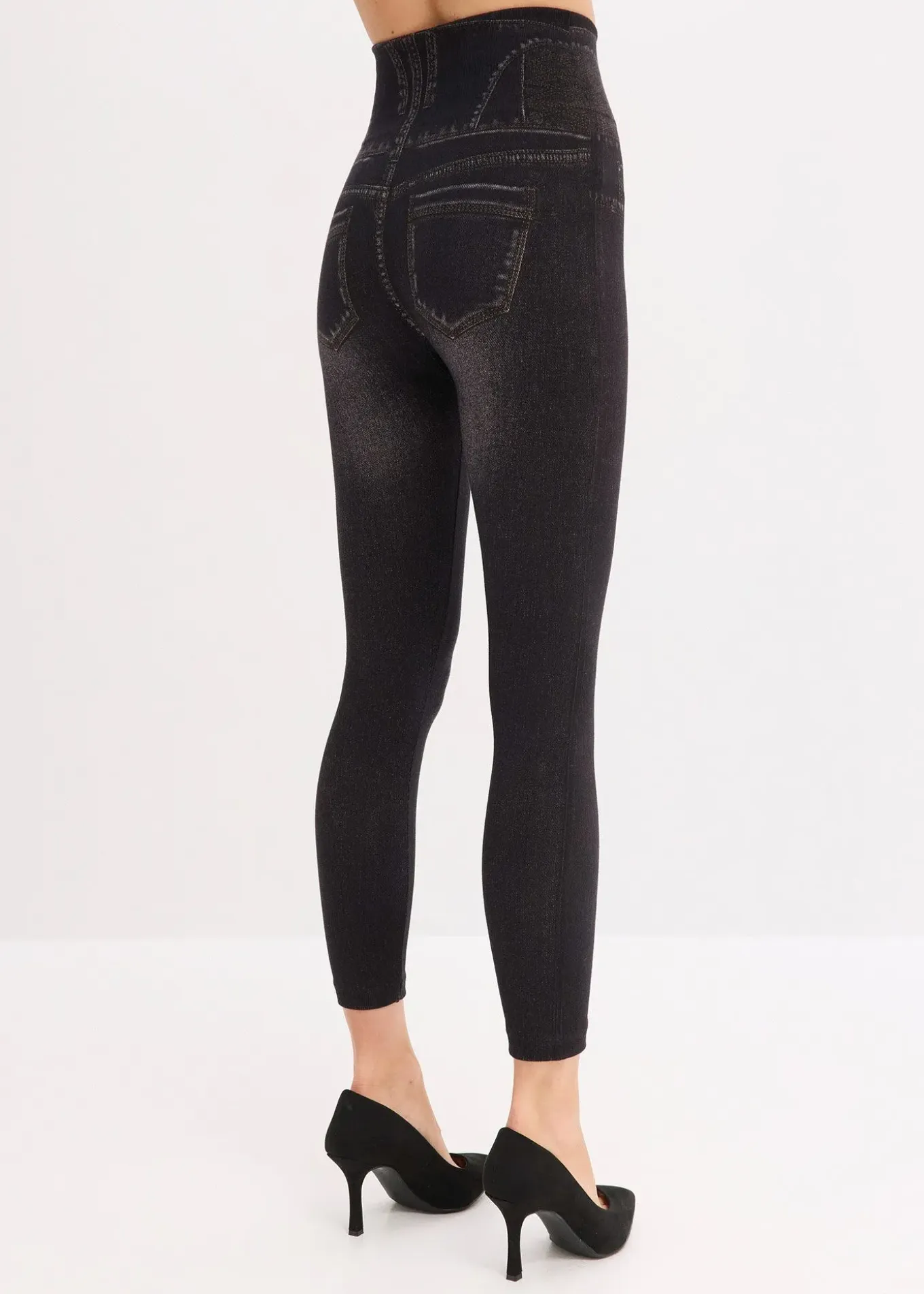 Legging sculptant effet jean