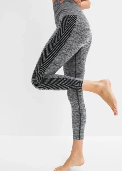 Legging sculptant sans coutures effet ventre plat, maintien fort