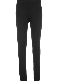 Legging thermique avec finitions côtelées