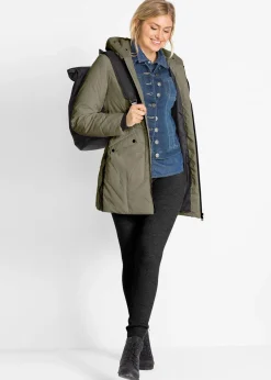 Legging thermique avec finitions côtelées