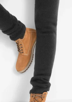 Legging thermique avec finitions côtelées