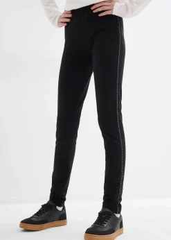 Legging thermique avec galon à rivets