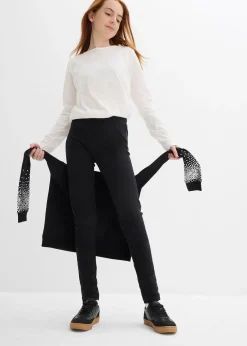 Legging thermique avec galon à rivets