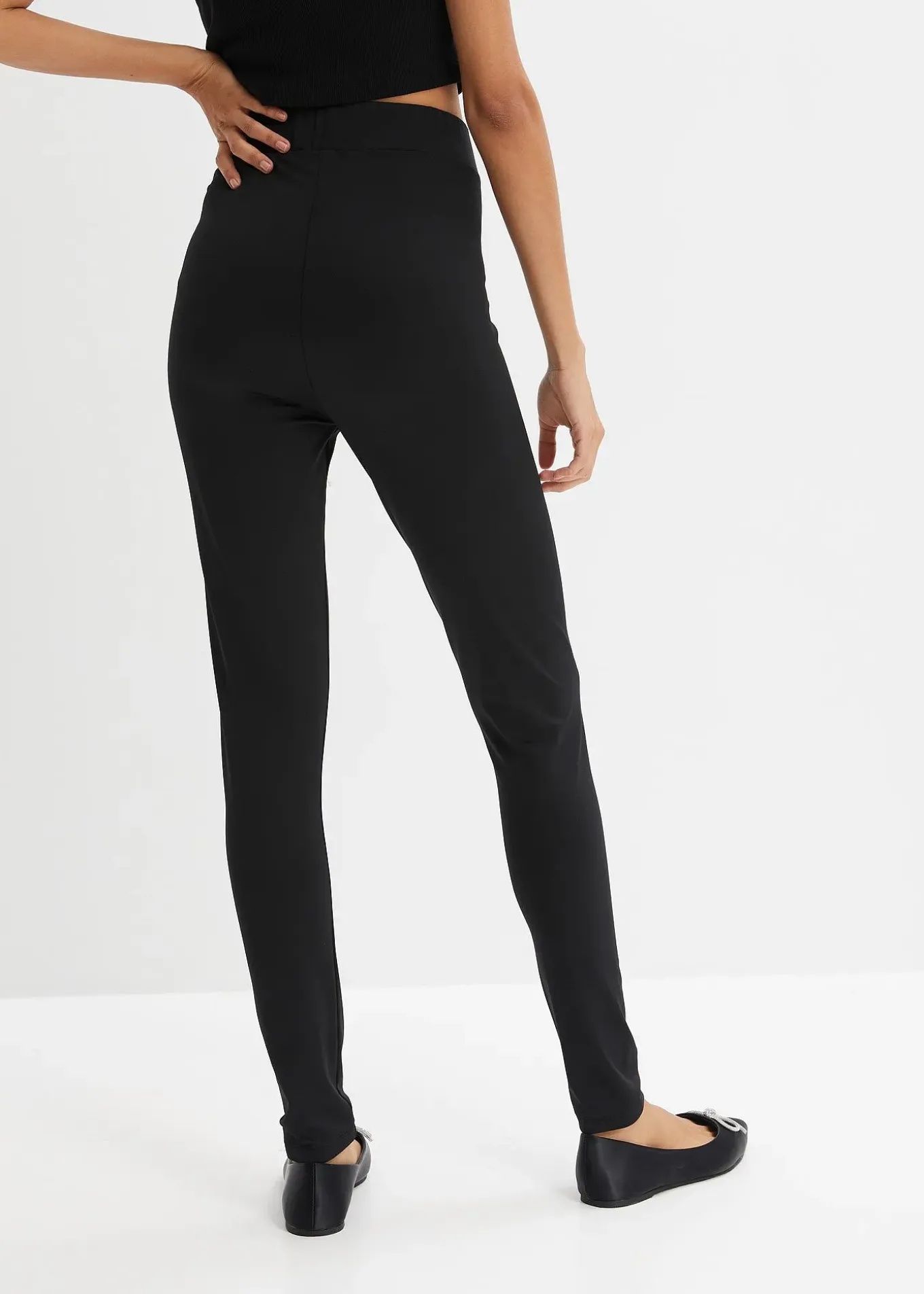 Legging thermique taille haute à large ceinture élastiquée