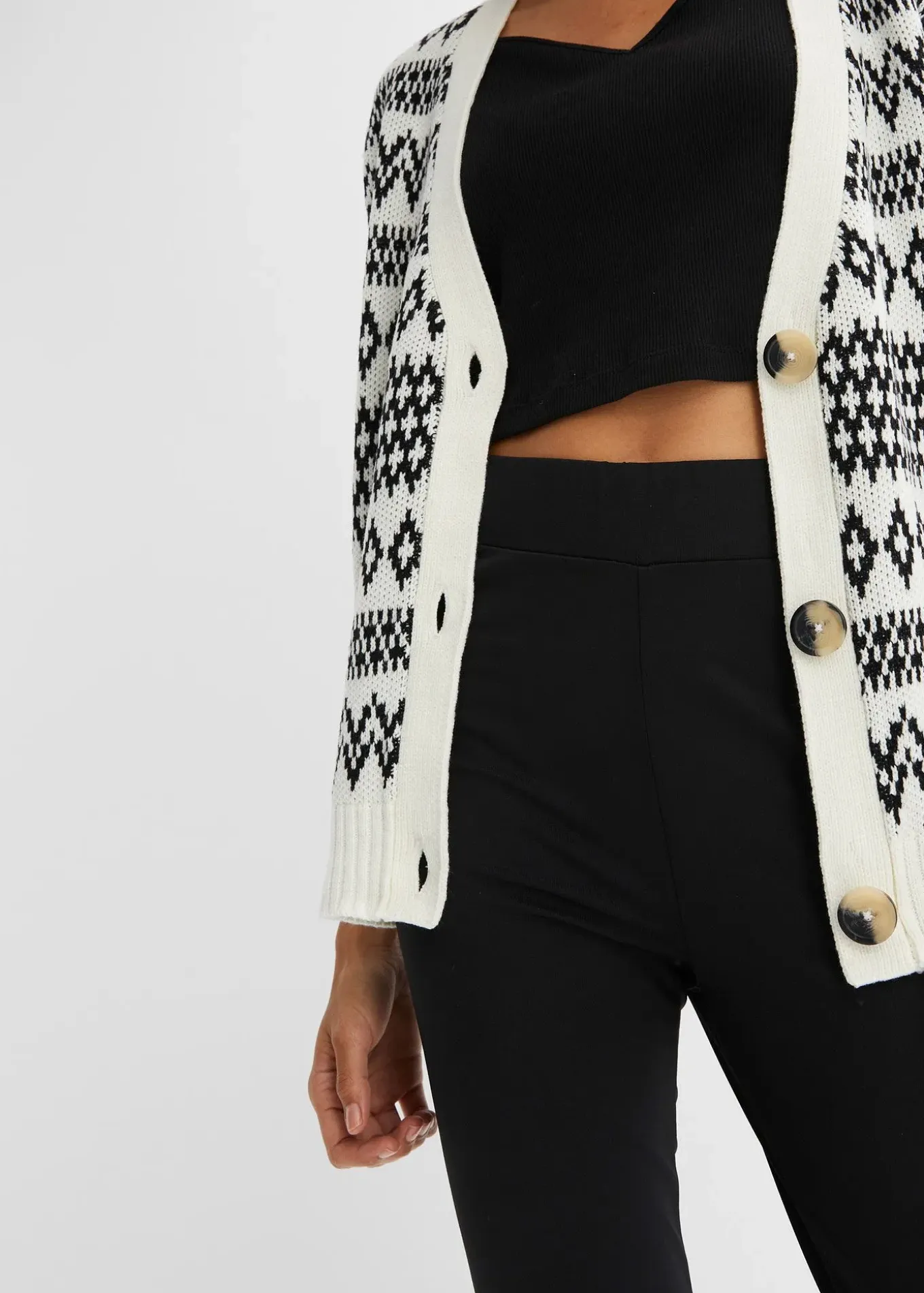 Legging thermique taille haute à large ceinture élastiquée