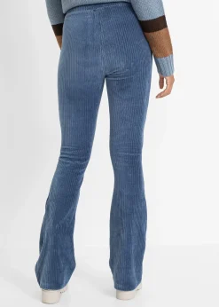 Legging évasé en velours côtelé