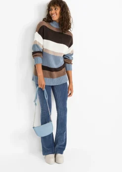 Legging évasé en velours côtelé