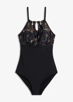 Élégant maillot 1 pièce sculptant, maintien modéré