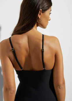 Élégant maillot 1 pièce sculptant, maintien modéré