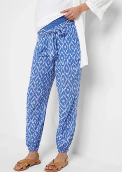 Léger pantalon de grossesse en viscose, loose