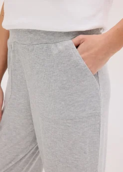 Léger pantalon d’intérieur en matière côtelée