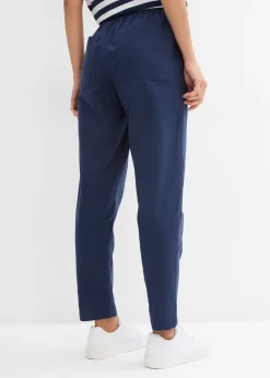 Léger pantalon jogger en lin mélangé