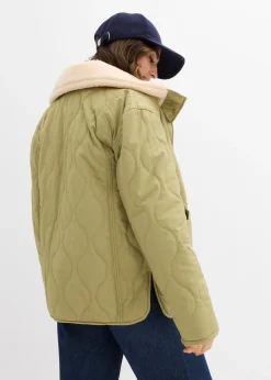 Légère veste de grossesse et de portage 3-en-1 avec doublure sherpa