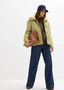 Légère veste de grossesse et de portage 3-en-1 avec doublure sherpa