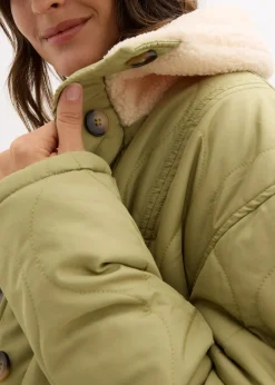 Légère veste de grossesse et de portage 3-en-1 avec doublure sherpa