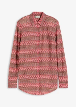 Long chemisier aspect crochet