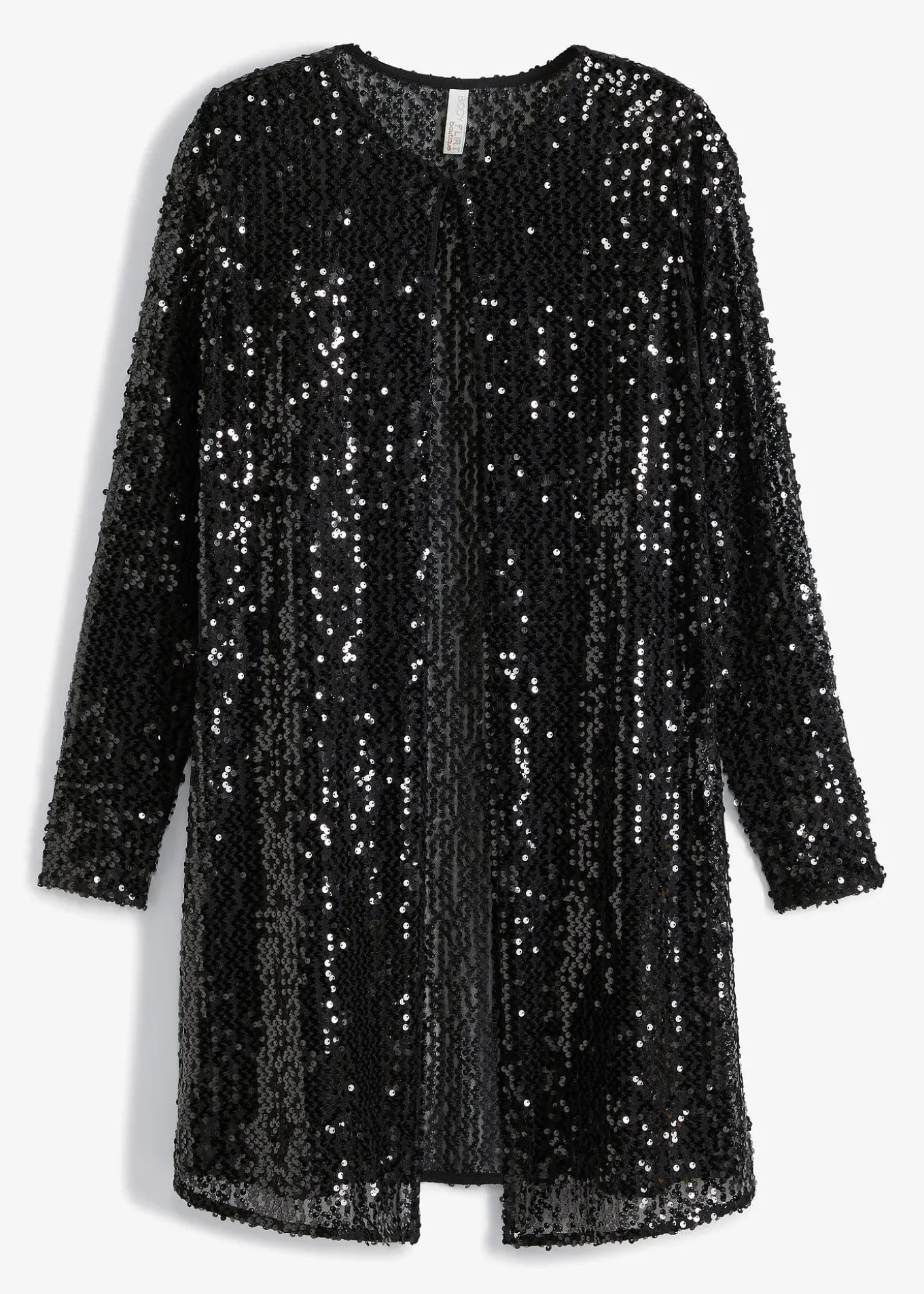 Long gilet à sequins