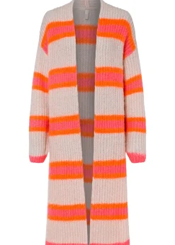 Long gilet en maille oversize