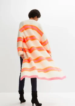 Long gilet en maille oversize