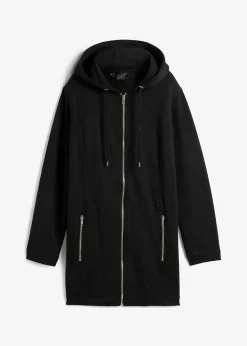 Long sweat zippé avec poches zippées