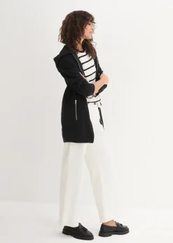 Long sweat zippé avec poches zippées