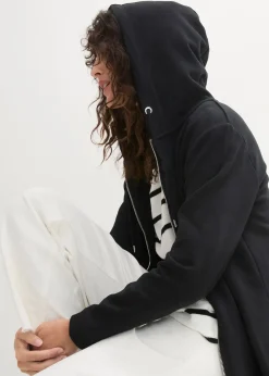 Long sweat zippé avec poches zippées