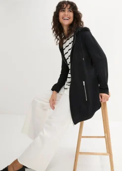 Long sweat zippé avec poches zippées