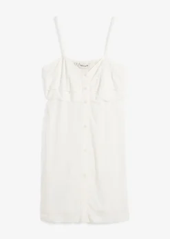 Longue blouse sans manches en viscose