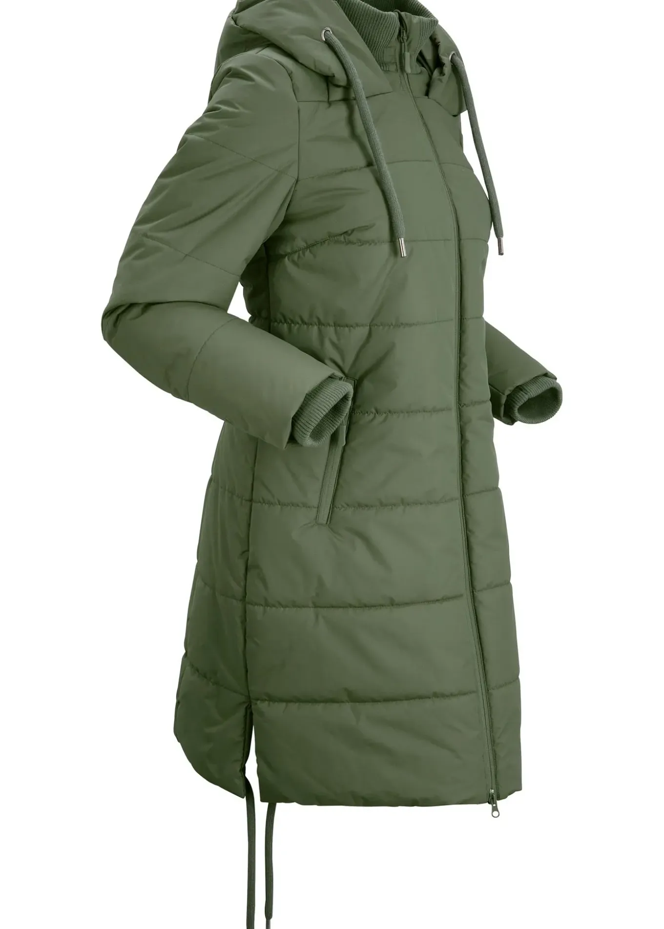 Longue doudoune déperlante