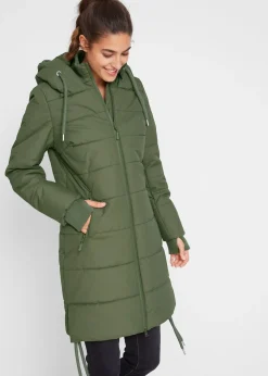 Longue doudoune déperlante