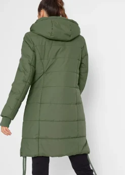 Longue doudoune déperlante