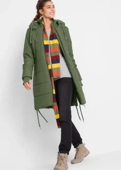 Longue doudoune déperlante