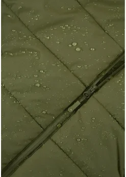 Longue doudoune déperlante