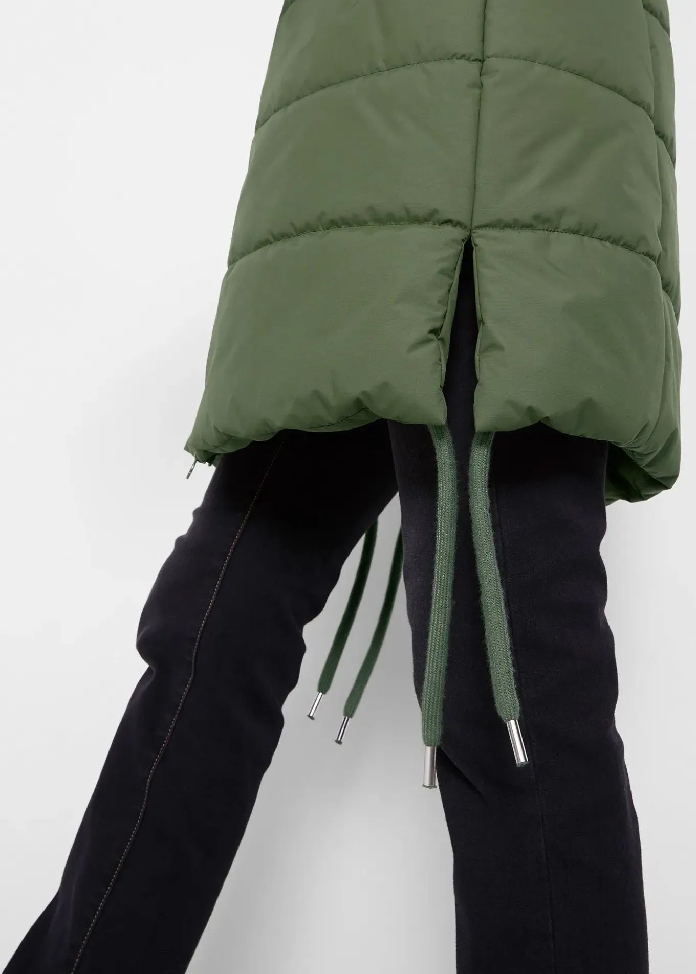 Longue doudoune déperlante