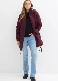 Longue doudoune déperlante