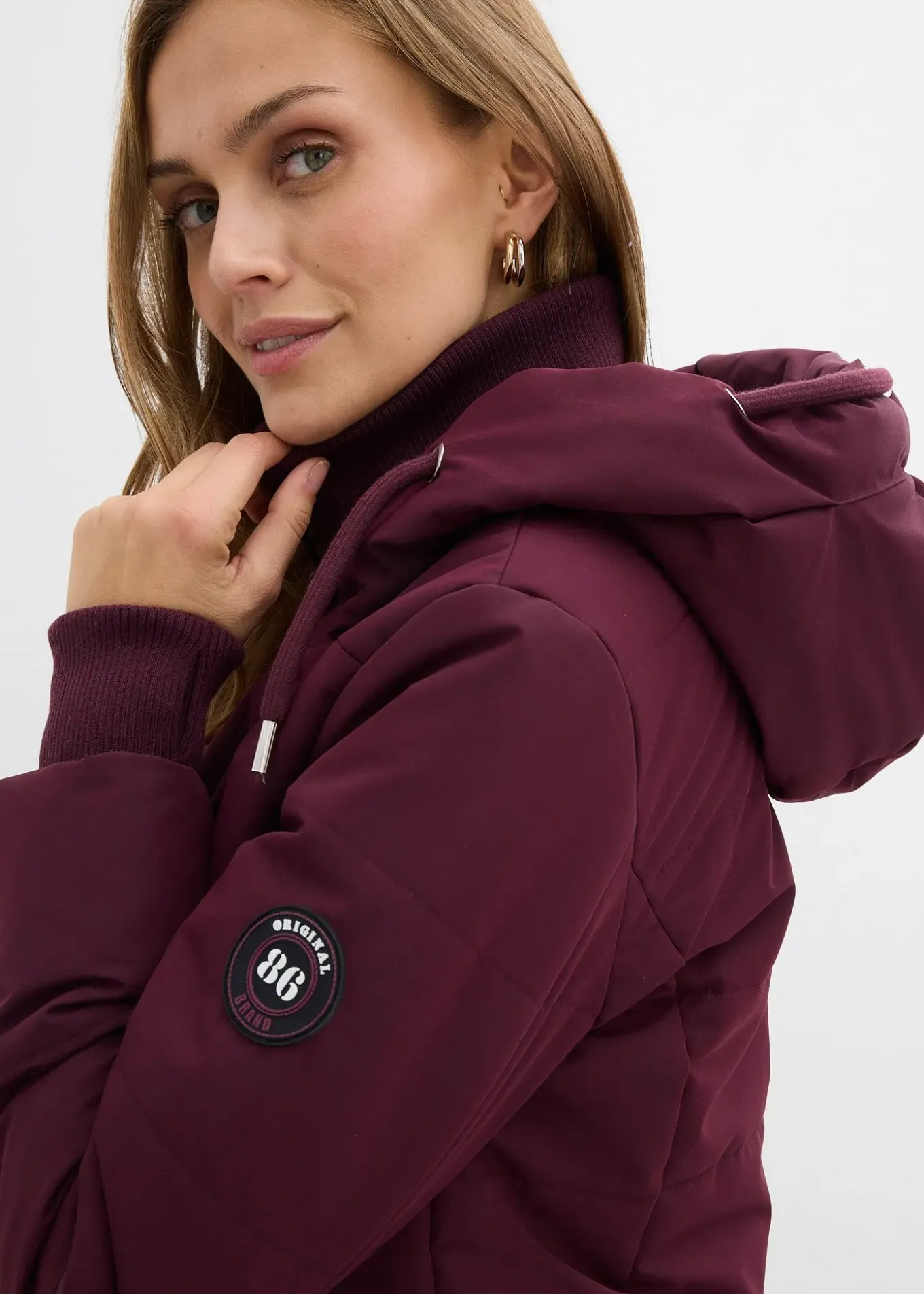 Longue doudoune déperlante