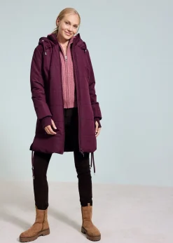 Longue doudoune déperlante