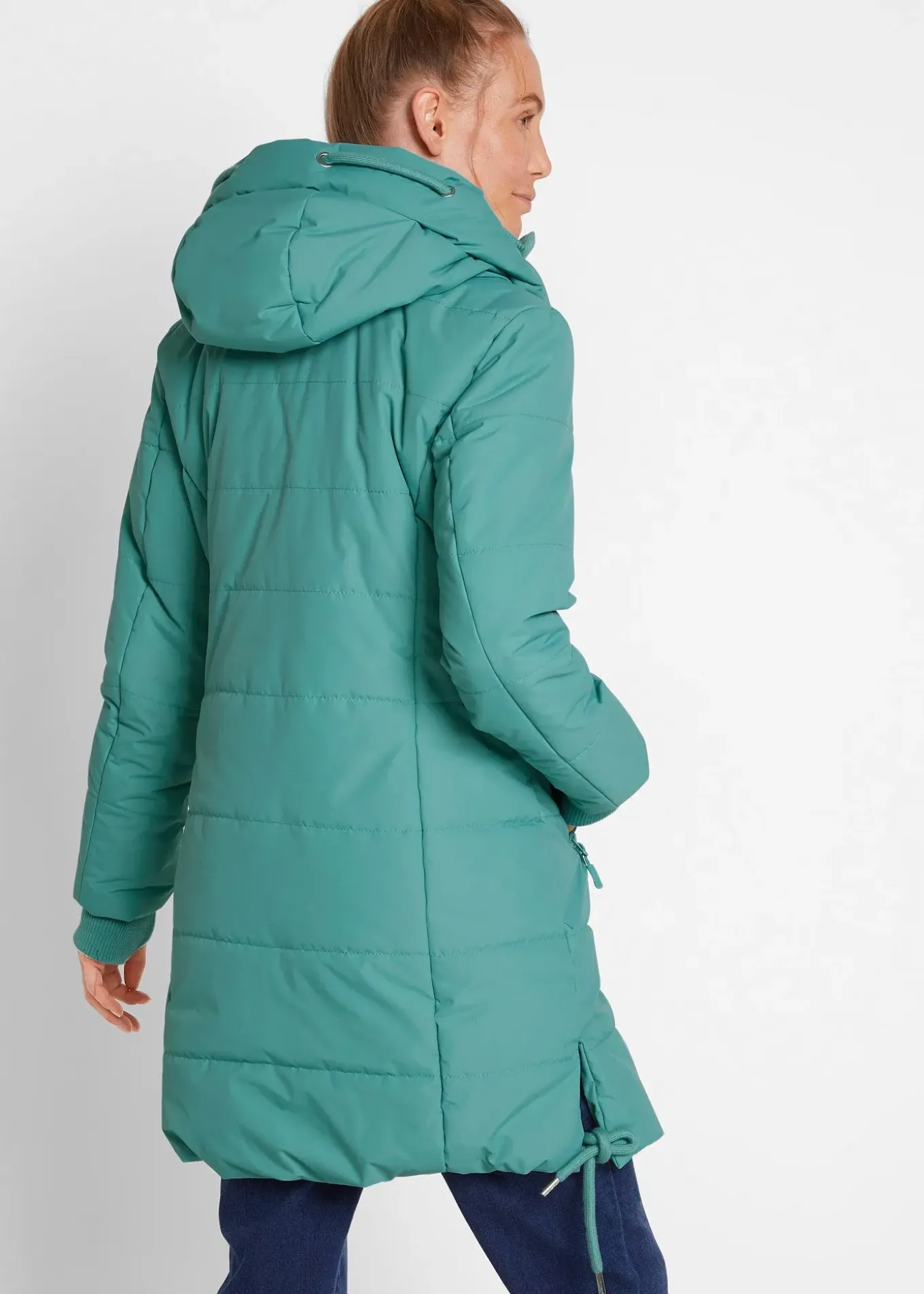 Longue doudoune déperlante