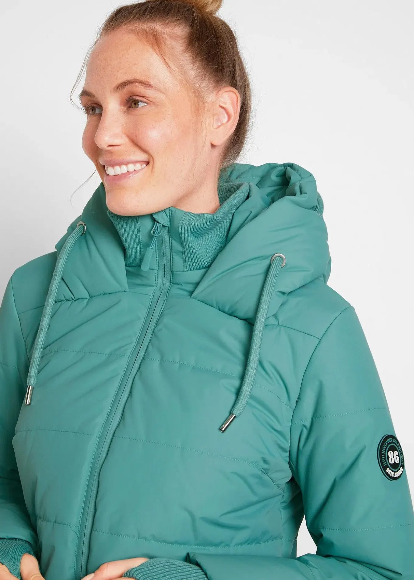 Longue doudoune déperlante