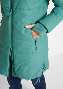 Longue doudoune déperlante