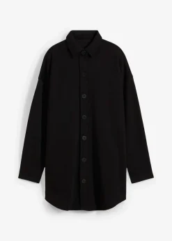 Longue veste molletonnée à poches