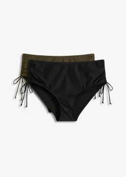 Lot de 2 bas de bikini sculptants, maintien léger